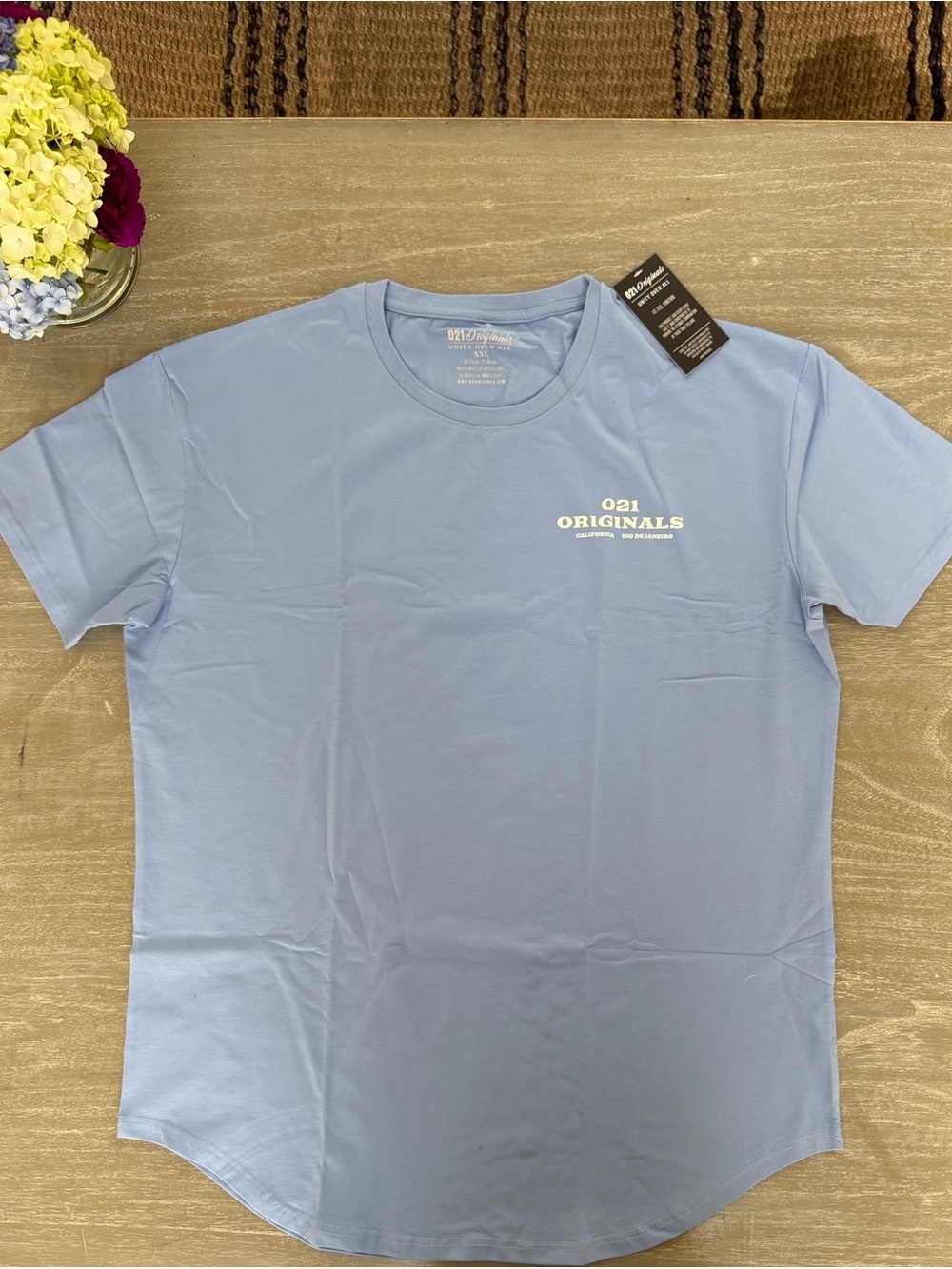 021 Originals Men’s T-Shirt. Size XXL. New with tags. Color Coastal Blue.